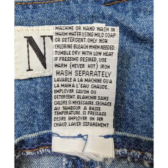 NY Jeans Vintage Denim Button Front Dress Size 6 - Picture 3 of 4